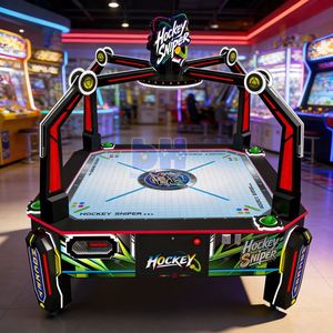 Table de Hockey Aérien Électronique Interactif Baihui Animation de Luxe pour 4 Joueurs, Machine de Jeu d'Arcade Sportive à Monnayeur pour Enfants et Adultes - Product Image 6