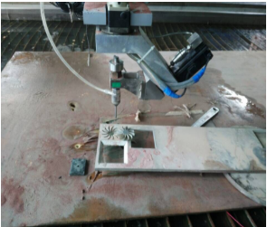 Cortadora Industrial CNC de Chorro de Agua de 5 Ejes con Bomba, Bisel de 45 Grados, Uso en Astilleros, Recorrido de Mesa de 3000x6000x150mm, 37kW, Precisión de 0.01mm - Product Image 4