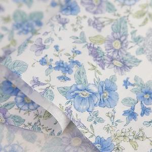 Tissu Popeline Uni en Coton Peigné 100% Biologique Extensible à Impression Numérique Écologique pour Vêtements Garçons Filles Chemises Jupes - Product Image 2