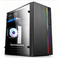 Boîtier PC Micro ATX en maille de haute qualité avec façade en acier SPCC, compatible avec les alimentations ATX, idéal pour le gaming et le bureau, châssis personnalisé, accessoires informatiques