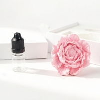 Diffuseur d'huiles essentielles en céramique parfumée à la fleur de pivoine en porcelaine faite à la main en stock