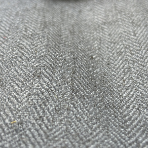 Vente en gros de tissus pour rideaux en lin gris bleu <span class=keywords><strong>Tissu</strong></span> aspect lin 100% polyester pour rideaux Rouleau <span class=keywords><strong>au</strong></span> <span class=keywords><strong>mètre</strong></span> Textile de maison C0032 - Product Image 3