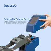 Presse à chaud pour transfert de motifs sur t-shirts et vêtements, modèle BestSub Custom Auto Open Slide Out Drawer Flat, pour impression sur t-shirts et vêtements.