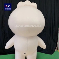 Modèle d'air gonflable Dumpling Dolls Publicité Gonflable Cartoon Ballon Écran Type Sea Shipping