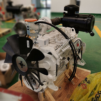 Motor marino diésel de 5.9L y 150HP, 4 tiempos, 6BTA5.9-M150, con arranque eléctrico y conjunto de motor diésel marino intraborda.