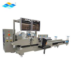 Machine de fabrication de fenêtres et de portes, machine de découpe de profils en aluminium à servomoteurs CNC à double tête - Product Image 1