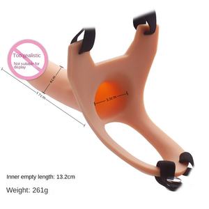 Индивидуальная легкая силиконовая полая клетка для члена, секс-игрушка для мужчин, для усиления потенции, для SM-игр, производство Гуандун - Product Image 4