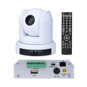 JJTS USB 2.0 White cheap confer camer video conference recorder ptz 10x optical zoom 360 usb video conference camera