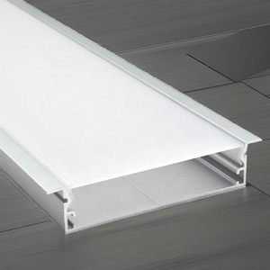 Perfil de Aluminio Empotrable Ultra Ancho CNW TG-R7518 Serie 6000 para Tiras LED Múltiples con Servicio de Corte - Product Image 2