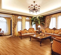 Décoration intérieure 6x32 Style de lattes en bois brun chinois Nouveau Sélections de styles de lattes en bois de chêne Effet parquet Carrelage