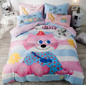 Bán Chạy Nhất Sang Trọng Thiết Kế Mới Chuột Micky In Home Bed Sheet Kids Bedding Comforter Set 4 Cái