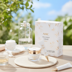 Crema de Raíz de Mela AHC 50mL con Crema para Melasma 10mL, Set de Cuidado Diario de la Piel para Todo Tipo de Piel, Fórmula K-Beauty - Product Image 3