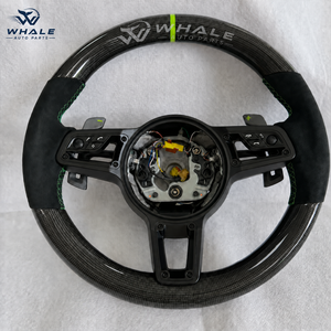Volant en fibre de carbone de style OEM amélioré, compatible avec Porsche 911 991.2 Carrera Targa Turbo GTS <span class=keywords><strong>GT3</strong></span> <span class=keywords><strong>GT3</strong></span> <span class=keywords><strong>RS</strong></span> 2011-2019 - Product Image 6