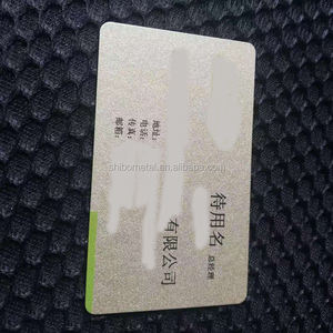 Come richiesta del cliente su misura nero biglietto da visita di metallo - Product Image 5