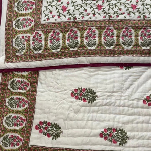 Nueva Colcha Kantha de Algodón con Estampado Indio Hecho a Mano, Estilo Vintage, Tamaño Queen, Suave y Reversible, Manta de Invierno para Hotel - Product Image 1