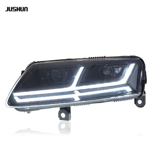 Ensemble de phares Jushun Audi A6L LED Bi-Xénon avec feux de jour 15000 Lm, version base argent et noir - Product Image 3