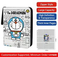 Vente en gros d'albums de cartes personnalisés avec logo, 9 pochettes, pour cartes de sport et de jeux d'anime
