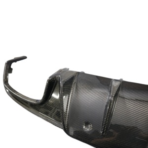 Kit de Carrocería para <span class=keywords><strong>Mercedes</strong></span> <span class=keywords><strong>Benz</strong></span> <span class=keywords><strong>Clase</strong></span> <span class=keywords><strong>C</strong></span> W205 AMG C43 C63 Coupé, Estilo BS, Difusor de Parachoques Trasero de Fibra de Carbono, Splitter Lip - Product Image 2