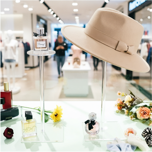 Présentoir à Chapeaux et Perruques en Acrylique Transparent, Support Réglable en Hauteur, Idéal pour l'Exposition de Bijoux, Montres et Casques - Product Image 4