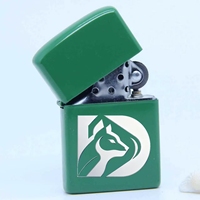 Nouveauté # Accessoire de fumeur tendance, briquet à huile rechargeable avec couvercle rabattable, couleur rose ou couleur personnalisée, logo personnalisé