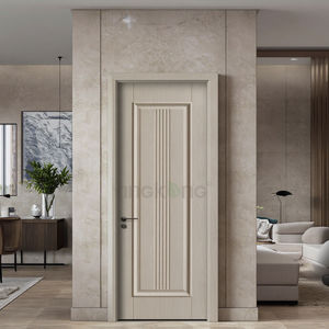 Yingkang precio barato buena calidad habitación de Hotel/casa/edificio comercial puerta Wpc diseño moderno impermeable Puerta de Pvc puerta Interior - Product Image 5