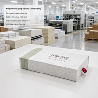 Boîte cadeau en carton rigide avec tiroir pour chocolat artisanal aux feuilles de cacao, impression personnalisée, robuste, recyclable, de qualité supérieure, vente en gros, directement de l'usine