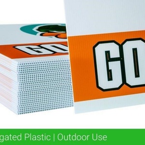H Stake Moving <b>Yard</b> Board <b>Sign</b> Waterproof Custom UV Printed PP Company <b>Sign</b> for Lawn Decoration with Free Sample - Product Image 2