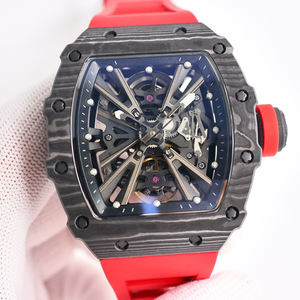 Reloj Deportivo de Lujo para Hombre, Reloj Tourbillon de Alta Calidad con Caja de Fibra de Carbono, Reloj de Golf Práctico y Duradero - Product Image 1