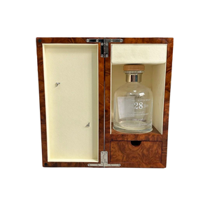 Boîte de rangement en bois sur mesure à double porte pour whisky/vin/fût, design gravé au laser, emballage cadeau de luxe haute brillance - Product Image 3