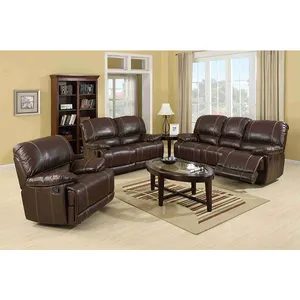 Fine And Pretty Living Room Furniture Sofa Real Luxury Leather Recliner