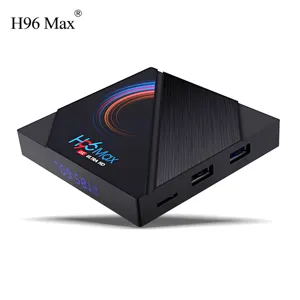 Android 10.0 Smart TV Box H96 MAX Allwinner H616 Chipset 2.4G/5Ghz WiFi 2GB 8GB ram Quad Core Set Top Box 4GB 32GB 64GB rom