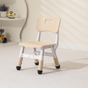 Chaise d'enfant avec dossier, réglable en hauteur, en plastique épaissi, design moderne <span class=keywords><strong>et</strong></span> simple, pour salle d'étude <span class=keywords><strong>et</strong></span> salle à manger, pour l'éveil des enfants, directement de l'usine transfrontalière - Product Image 1