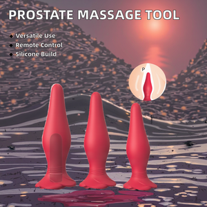 Neues männliches G-Punkt-Prostata-Massage gerät und Anal-Plug-Vibrator mit drahtlosem Fernbedienungs-Körper massage hammer - Product Image 3