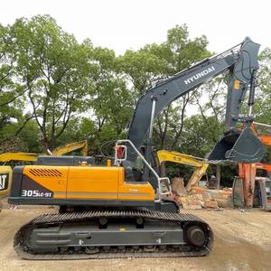 Orijinal HYUNDAI Kullanılmış 305LC-9T Ekskavatör İyi Durumda 30 Ton Paletli Kazıcı Pompa 196KW Güç 2020 Model Test Edilmiş İncelendi Sıfır Durumda - Product Image 3