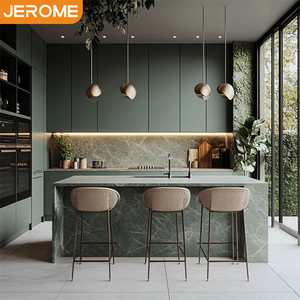 Armadio Organizzatore Premium su Misura Jerome, Lussuoso Mobile da <span class=keywords><strong>Cucina</strong></span> con Isola, Lavello e Lavastoviglie <span class=keywords><strong>per</strong></span> Ristrutturazione Casa - Product Image 1