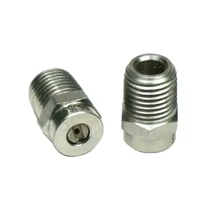 Stainless steel High Pressure Quick-couple Sewer Jetting and Pipe screw nozzle