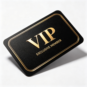 Carte de privilège VIP personnalisée en PVC haut de gamme avec estampage à chaud et numéro en relief pour système d'accès exclusif aux membres - Product Image 4