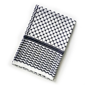 Jingtai Keffiyeh d'automne, <span class=keywords><strong>Hijab</strong></span> Shailah marron, foulard islamique arabe pour les femmes musulmanes portant le foulard palestinien - Product Image 6