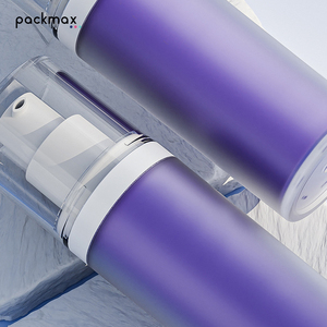 Luxury 30ml PMMA Airless <b>Pump</b> Travel <b>Bottle</b> with Purple Inner – Refillable Spray & Foundation - Product Image 4