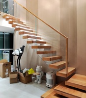 VIKO Modern Indoor Cajas de madera Escaleras colgantes Escaleras flotantes