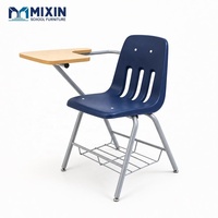 Chaise d'auditorium moderne pour étudiants universitaires avec panier porte-documents pour salles de cours et séances de travail de groupe sur campus – Vente en gros