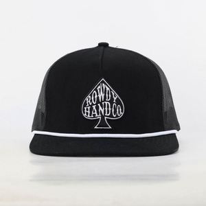 Gorra Trucker de Malla de Algodón de 5 Paneles al por Mayor con Logotipo Personalizado y Diseño a Rayas para Viajes y Deportes al Aire Libre - Product Image 2