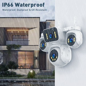 Hieasy 8MP tự động theo dõi không dây năng lượng mặt trời CCTV Camera bốn ống kính Mạng PTZ giám sát ngoài trời 360 thông minh Camera An Ninh - Product Image 4