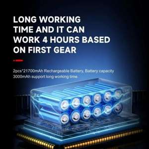 <span class=keywords><strong>Aspirateur</strong></span> de voiture portable sans fil avec charge USB + ventilateur turbocompressé, moteur sans balais, <span class=keywords><strong>souffleur</strong></span> de poussière haute puissance - Product Image 6