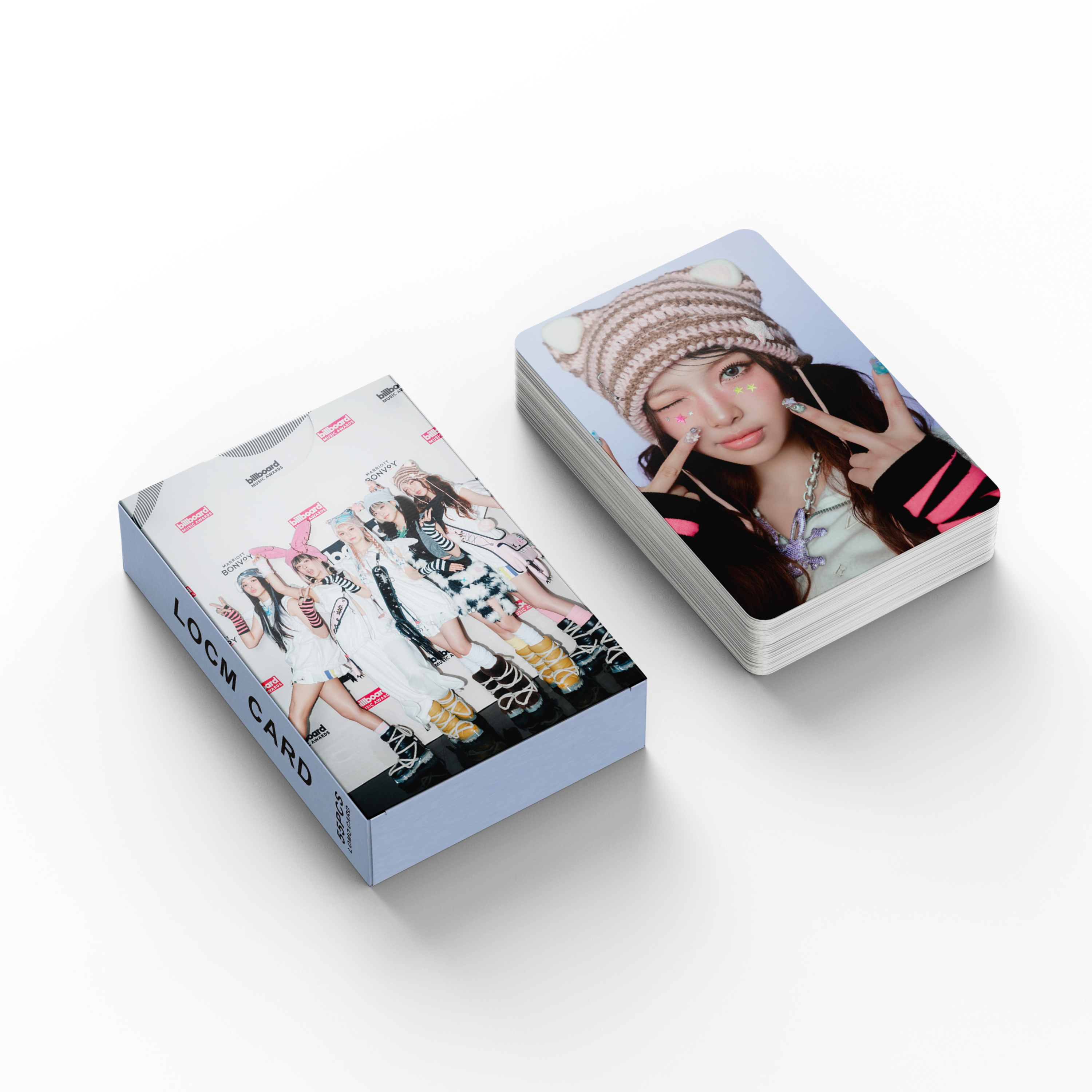 K-POPタレント フォトカードセット K-POPアイドル 55枚入り/ボックス BBA グリーティングフォトカード