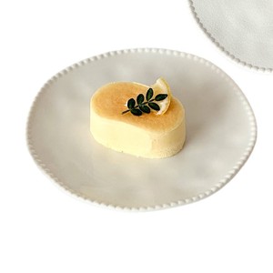 Plato de Postre de Cerámica Blanca con Diseño de Puntos de Perla, Estilo Americano, Plato para Desayuno y Cena Familiar, Bandejas para Servir para Acampar - Product Image 5