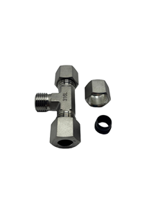 Raccord de tuyauterie métrique mâle en acier inoxydable AC AD, adaptateur en T à diamètre égal, raccords rapides pivotants, joint <span class=keywords><strong>hydraulique</strong></span> neuf de marque Vahatech - Product Image 3