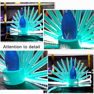 LED azul <span class=keywords><strong>Casamigos</strong></span> botella de <span class=keywords><strong>tequila</strong></span> presentador botellas de champán glorificador botella presentador para club nocturno - Product Image 4