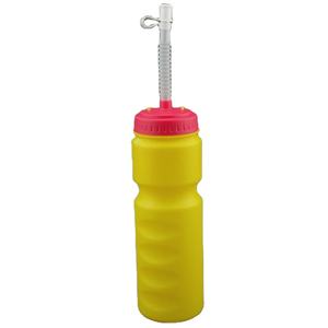 Muestra gratis 750ml de grado alimenticio sin BPA plástico deportes de montaña beber botella de agua exprimible con logotipo personalizado Color para bicicleta - Product Image 1