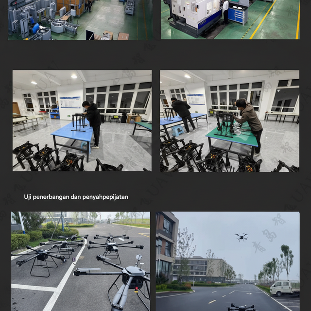 500-pound Load-bearing Transport Drone Large-scale Hoisting Dropping Cargo Fire Rescue Drone Loudspeaker Function Made in China